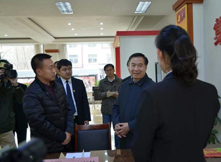 遼寧省委書記李希同志來撫順非公黨建指導服務中心進行工作調研